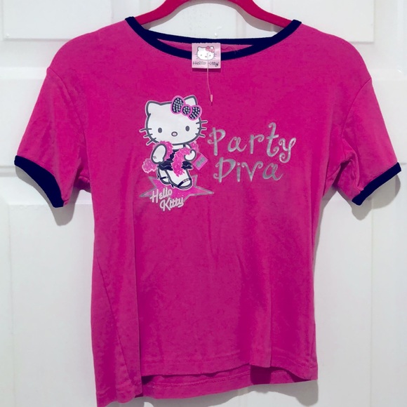 Other - NWOT Juniors Small HELLO KITTY Party Diva PJ set
